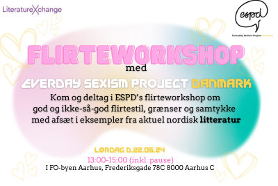 flirteworkshop, ESPD, Everyday Sexism Project Danmark, litteratur, samtykke