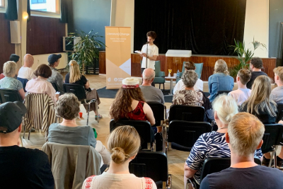 Billede fra en tidligere digtoplæsning under LiteratureXchange