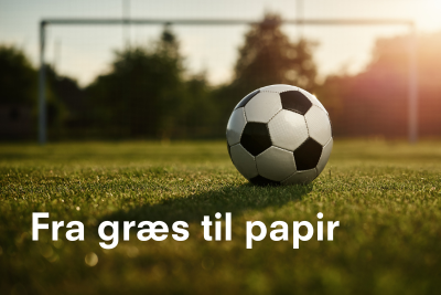 Fodbold på græsplæne. Foldbold og litteratur