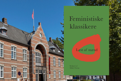 Foto af KØN og bogen Femnistiske klassikere læst af mænd