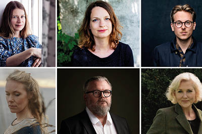 Billede af de seks romanpriskandidater
