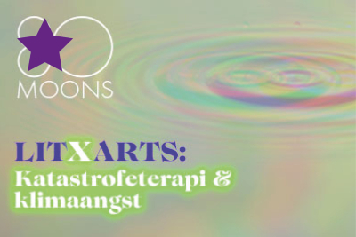 80 MOONS særprogram under LiteratureXchange. Dråbe i vandet. Meditation. Klimaudfordringer. Klimaskam. Klimaangst. Katastrofepsykologi. Mød Kristian Leth, Maja Elverkilde, Vivian Nielsen og Silja E. K. Henderson.