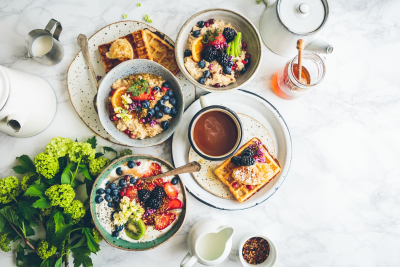 Billede af et brunchbord