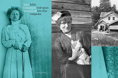 Collage med billeder af Edith Södergran
