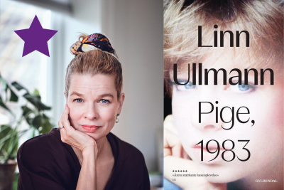 Portræt Linn Ullmann, bogforside Pige, 1983