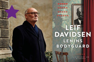 Portræt af Leif Davidsen - bogforside Lenins bodyguard