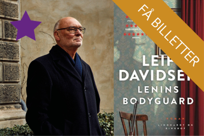 Portræt af Leif Davidsen - bogforside Lenins bodyguard