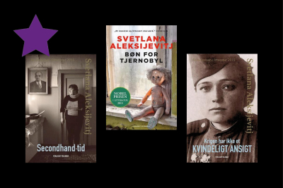 Billede af Svetlana Aleksijevtijs bøger