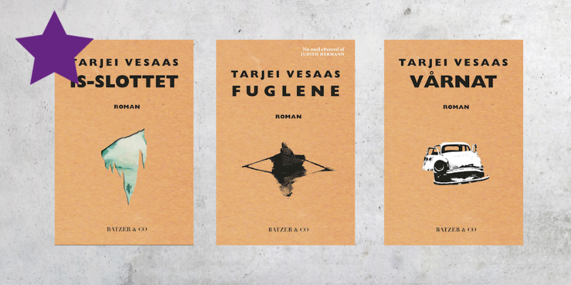 Tre bøger skrevet af Tarjei Vesaas