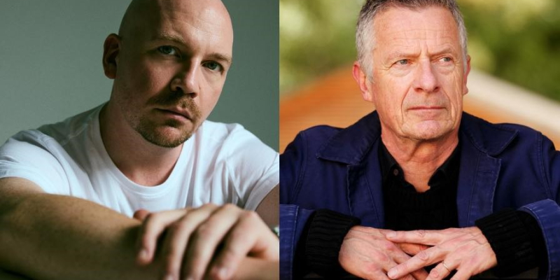Forfatterportrætter af Niels Fredrik Dahl og Morten Pape