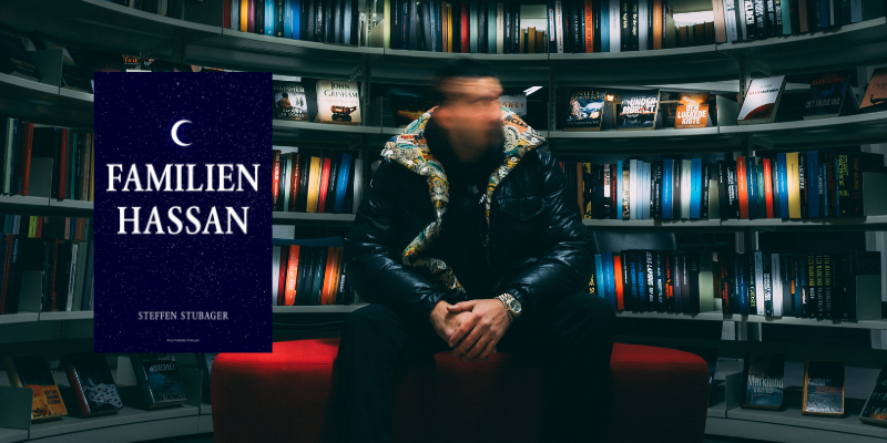 Sløret foto af skikkelse på Hasle Bibliotek