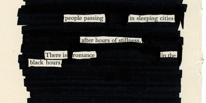 Blackout Poetry