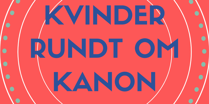 Logo for Kvinder rundt om kanon