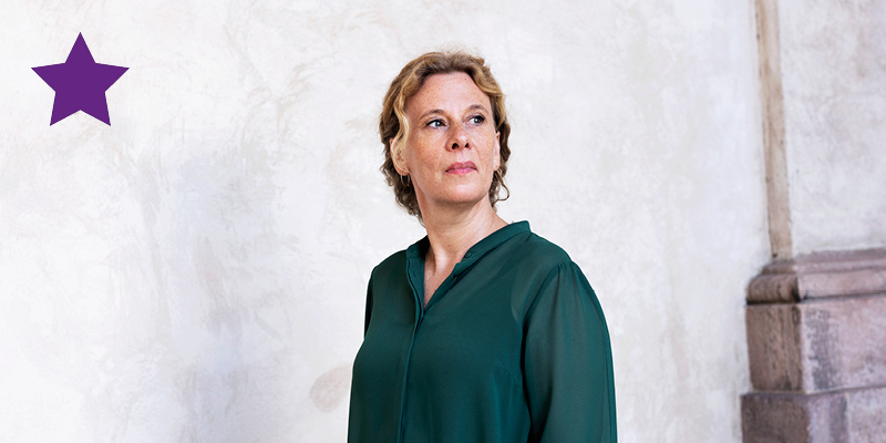 Portræt af Lotte Kirkeby