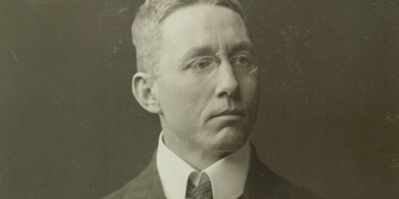 Portræt af Johannes V. Jensen