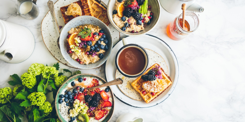 Billede af et brunchbord