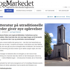 Udsnit af artikel i BogMarkedet