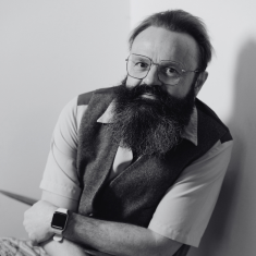 Foto af den danske forfatter Jens Blendstrup