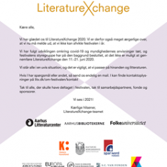 LiteratureXchange afvikles ikke i 2020